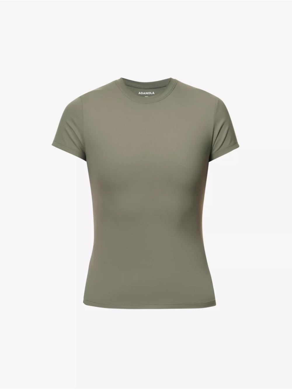 Adanola Olive Crewneck Short Sleeve Tee